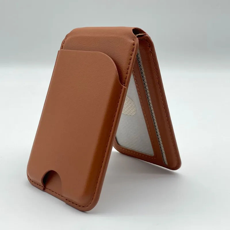 Leather Magnetic Bracket Mobile Holder